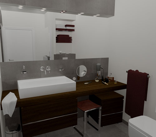 EEN MODERNE BADKAMER ONTWERPEN EEN MODERNE BADKAMER ONTWERPEN