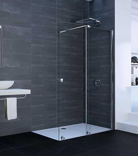 Xtensa Pure verlengt de douchewand Houten Luxaflex Badkamer ~ Xtensa Pure verlengt de douchewand