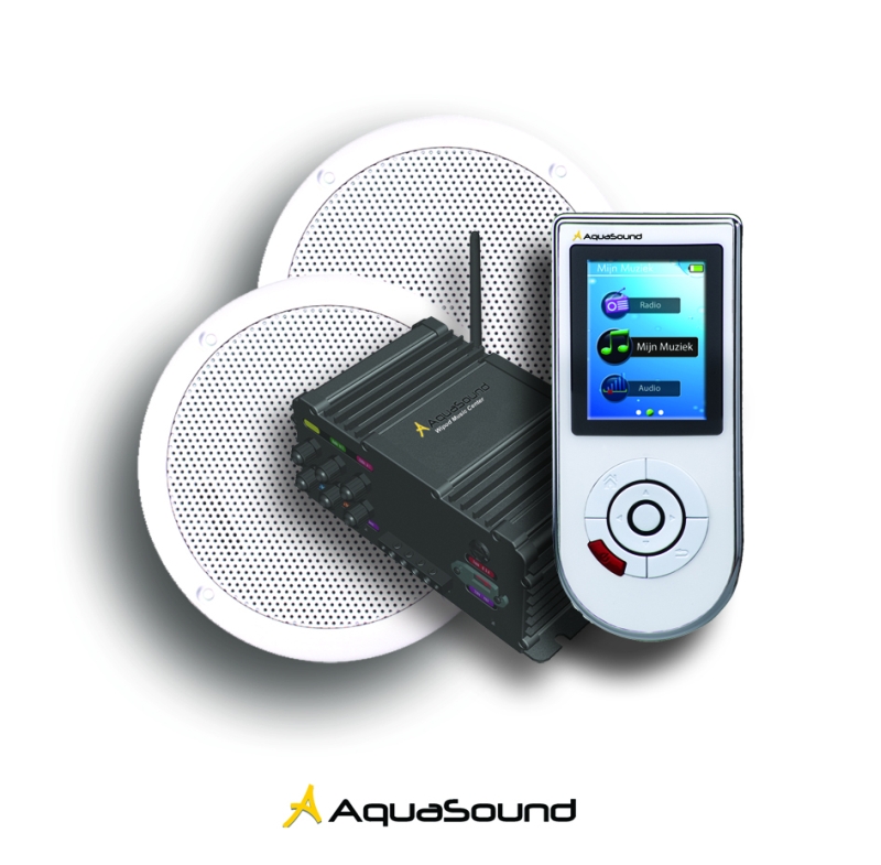 Aquasound badkamerradio met geluidssysteem