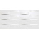 Atlas Concorde 3D Wall grid white glossy decortegel 40x80 8DGG