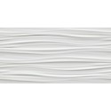 Atlas Concorde 3D Wall ribbon white matt decortegel 40x80 8SBW