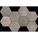 Flaviker Backstage graphite hexagon decortegel 36,8x55,2 BKES23R