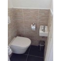 Toilet in Moergestel met interlocking mozaïek tegels