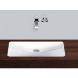 Alape Eb Tangens onderbouw wastafel 69,4x38 zonder kraangat-overloop wit 2217000400