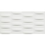Atlas Concorde 3D Wall grid white matt decortegel 40x80 8DGW