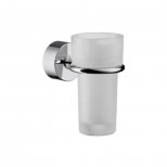 Axor Uno glashouder met glas enkel chroom 41534000