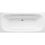 Bette Duo bad plaatstaal dikwandig rechthoekig 180x80x42cm z. poten wit 3820000