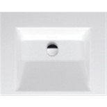 Bette Aqua opbouwwastafel incl. bevestiging 60x47.5cm z. kraangat z. overloop wit A044000