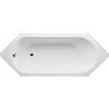 Bette Pur bad plaatstaal dikwandig zeshoekig 215x85x45cm z. poten wit 8764000