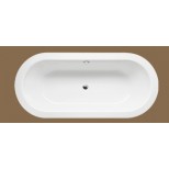 Bette Starlet S bad plaatstaal dikwandig ovaal vrijstaand 175x80x42cm met mantel wit 2680000CFXXK