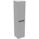 Bruynzeel Mino hoge kast rechts 35x160x35 wit hoogglans 224615