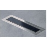 Easy Drain AquaJewels Linea Design tegel 30cm M1 met zijuitlaat 40mm waterslot 30mm AJL-30-M1-30-Z4T