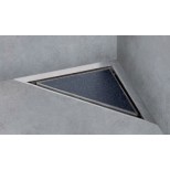 Easy Drain AquaJewels Delta tegel 20x20cm met zijuitlaat 50mm waterslot 30/35/50mm AJDE-ZT