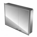 Emco Asis Prestige inbouw spiegelkast zonder radio 1015x665mm aluminium 989705051