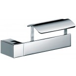 Emco Liaison closetrolhouder met klep chroom 170000100