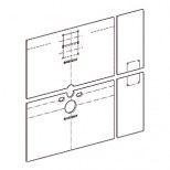 Geberit Gis-easy gipskartonplaten toiletmodule met reservoir UP200 planchetbed. 442332001