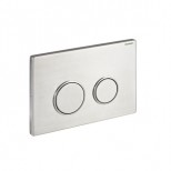 Geberit Sigma 20 bedieningsplaat 2-knops vergrendelbaar t.b.voor UP300/320/700 RVS geborsteld 115781SN1