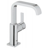 Grohe Allure 1-gats wastafelkraan met U uitloop met gladde body EcoJoy chroom 23076000