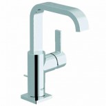 Grohe Allure 1-gats wastafelkraan met U uitloop met waste chroom 32146000