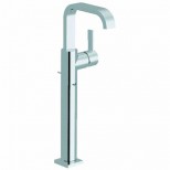 Grohe Allure 1-gats verhoogde wastafelkraan met U uitloop met waste chroom 32249000