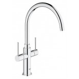 Grohe Ambi Cosmopolitan 1-gats keukenkraan met hoge uitloop chroom 30190000