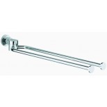 Grohe Atrio 2-lids handdoekhouder draaibaar chroom 40308000