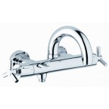 Grohe Atrio Ypsilon badkraan thermostatisch met omstel met koppelingen chroom 34061000