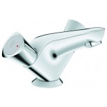 Grohe Costa-S 1-gats wastafelkraan met waste met gegoten uitloop chroom 21255001