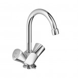 Grohe Costa-S 1-gats wastafelkraan met ketting chroom 21338001