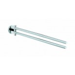 Grohe Essentials 2-lids handdoekhouder draaibaar chroom 40371000