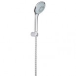 Grohe Euphoria badset met handdouche Champagne met slang 125cm met wanddouchehouder 27056000 chroom 27356000