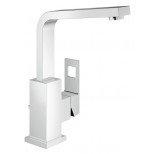 Grohe Eurocube 1-gats wastafelkraan verhoogd met waste chroom 2313500E