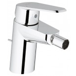 Grohe Eurodisc Cosmopolitan 1- gats bidetkraan 35mm met waste chroom 33244002