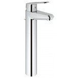 Grohe Eurodisc Cosmopolitan 1-gats wastafelkraan verhoogd 35mm met waste chroom 23055002