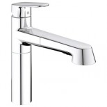 Grohe Europlus 1-gats keukenkraan met uittrekbare uitloop chroom 33933002