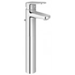 Grohe Europlus 1-gats wastafelkraan verhoogd model met waste chroom 32618002