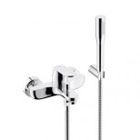 Grohe Eurosmart Cosmopolitan badkraan met omstel en koppelingen met garnituur chroom 32832000