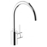 Grohe Eurosmart Cosmopolitan 1-gats keukenkraan met hoge draaibare uitloop EcoJoy chroom 3284300E