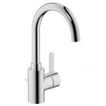 Grohe Eurosmart Cosmopolitan 1-gats wastafelkraan met hoge draaibare uitloop met waste chroom 32830000