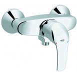 Grohe Eurosmart douchekraan zonder omstel met koppelingen HOH=15cm chroom 33555001