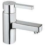 Grohe Lineare 1-gats wastafelkraan 35mm met gladde body met instelbare doorstroombegrenser chroom 23106000