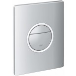 Grohe Nova cosmopolitan light WC bedieningsplaat dualflush verticaal/horizontaal met led verlichting 230V chroom 38809000