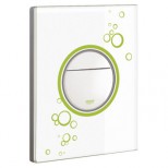 Grohe Nova cosmopolitan WC bedieningsplaat dual flush met circels eco groen 38847LS0