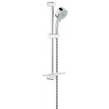 Grohe Tempesta Cosmopolitan glijstangset met 4 standen en zeepschaal 60cm chroom 27577000