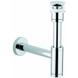 Grohe bekersifon 1¼ chroom met groot muurrozet