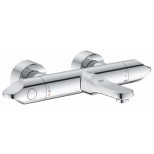 Grohe Veris badkraan thermostatisch met omstel met koppelingen chroom 34327000