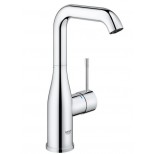 Grohe Essence New 1-gats wastafelkraan hoge draaibare uitloop chroom 23541001