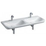 Keramag myDay wastafel dubbel 130x48cm wit 135430000