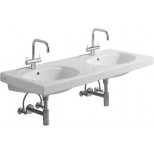 Keramag Preciosa wastafel dubbel 130x55cm met KeraTect wit 133200600
