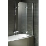 Riho Nautic badwand N500 90x150 chroom/helder glas GGT0220891800